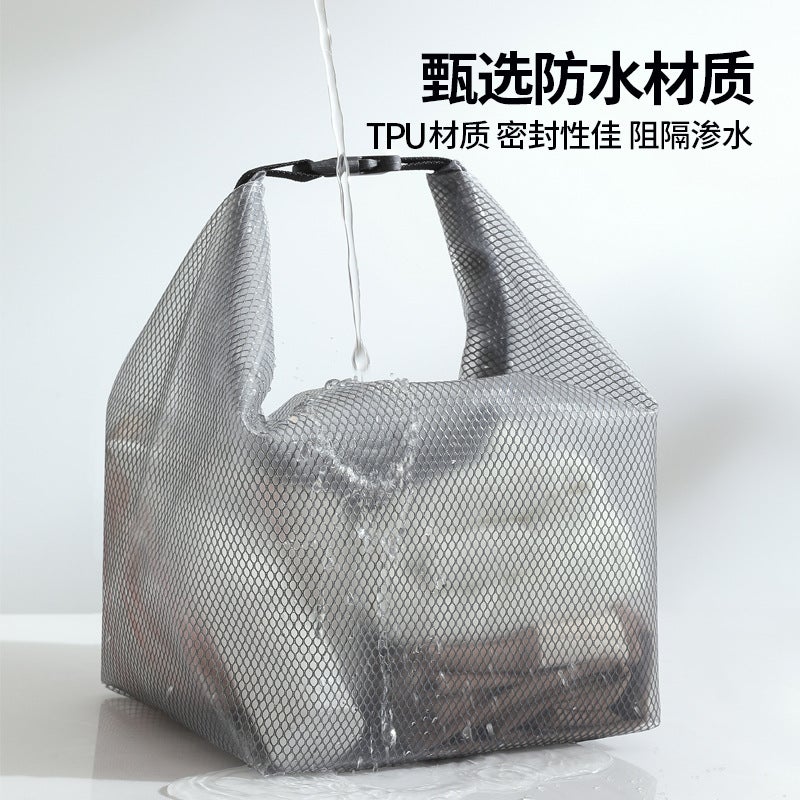 Tpu Waterproof Storage Bag Swimming Drawstring Men And Women Outdoor Travel Wash And Makeup Storage Portable Waterproof Non-Leakage - Image 3